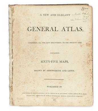 ARROWSMITH, AARON; and, LEWIS, SAMUEL. A New and Elegant General Atlas.